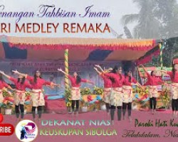 Tari Medley Remaka: Syukuran Tahbisan Imam Keuskupan Sibolga